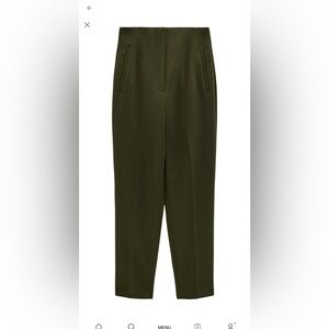 Zara Dark Green Women's Trousers